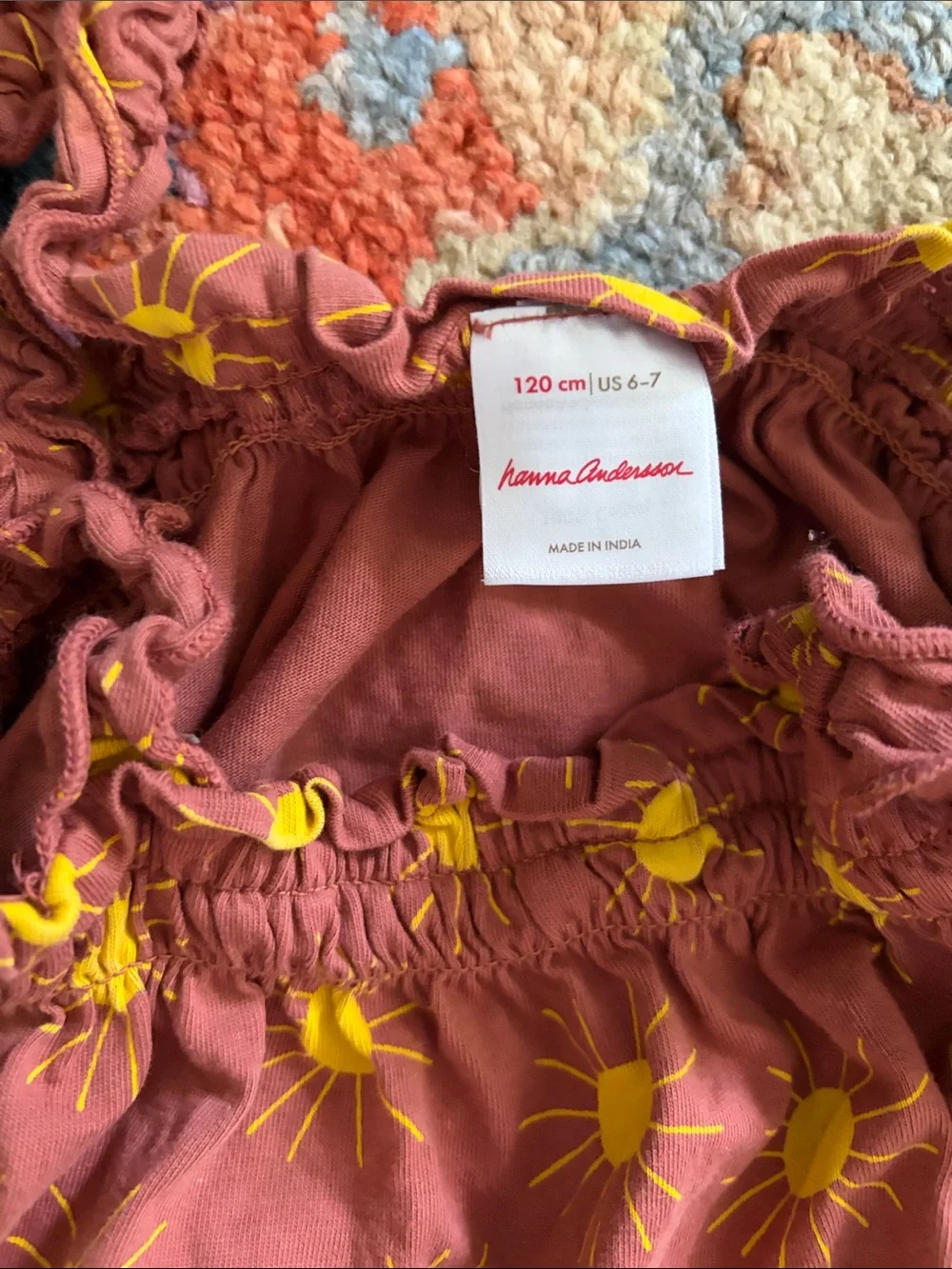 Hanna Andersson Sunburst Shorts & Ruffle Top Set